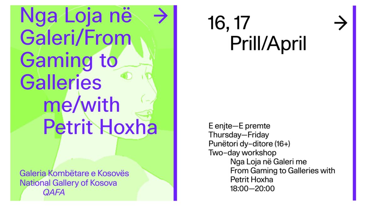 “Nga Loja në Galeri”, punëtoria dyditore me Petrit Hoxhën